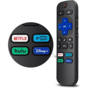 L-RDC011  Replacement Remote Control Only for All Roku TV, Compatible for TCL Roku/Hisense Roku/Onn Roku Series Smart TVs (Not for Roku Stick and Box)