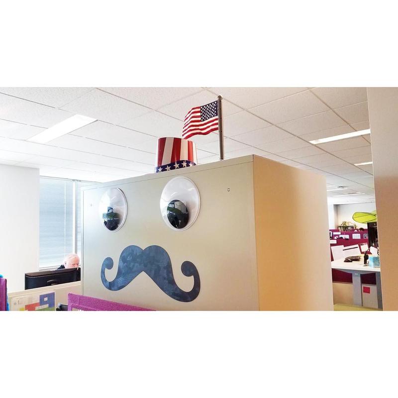 40mm Round Black Googly Eyes with Self Adhesive 24 count