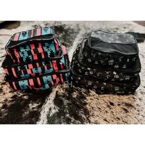 90s Aztec Packing Cubes Set