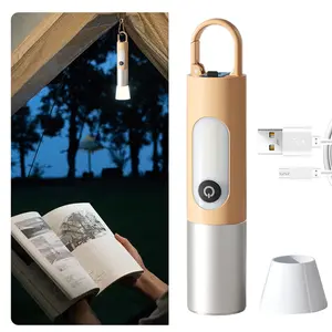 360° Camping Lantern Flashlight - USB Rechargeable Super Bright Long Range, Durable Lightweight for Outdoor Adventures, Home & Emergency Use