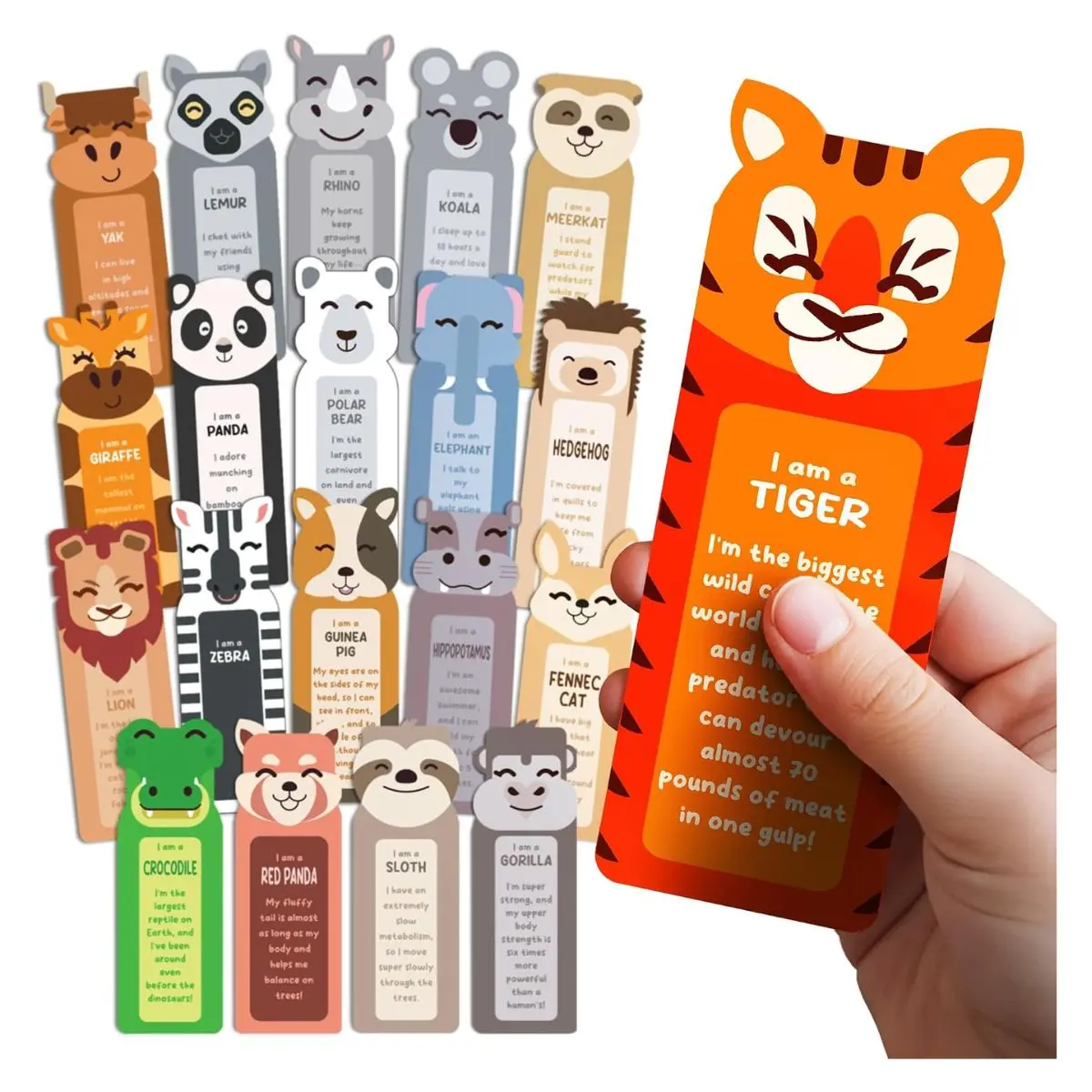 100PCS Kids Bookmarks – Colorful 2x6 Inch Reading Book Marks for Classroom Rewards & Student Gifts | Back to School