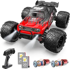 DEERC 9500E 1:16 Scale All Terrain RC Car, 4x4 High Speed 40 KPH RC Truck, 2.4Ghz Remote Control Truck with 2 Batteries, Off-Road Monster Truck