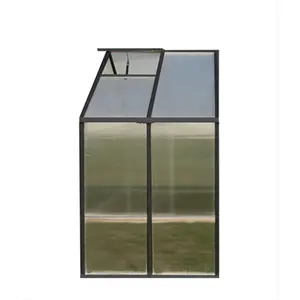 Riverstone Industries Monticello  8 x 4 Ft. Greenhouse Extension - Black - Premium