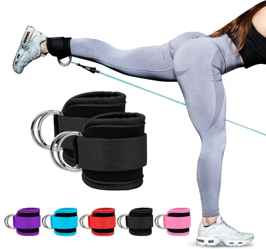 Double D-Ring Cable Ankle Straps Double D-Ring Cable Ankle Straps