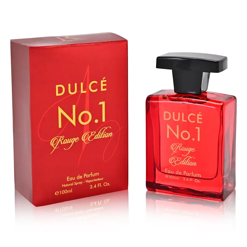 JRJORRÉ Dulcé No.1 Rouge Edition For Women–Hypnotic Floral Perfume with Notes of Violet, Rich Coffee & Velvety Iris–Captivating & Sophisticated Eau de Parfum–3.4 Fl Oz(100ml) Elegant Gift