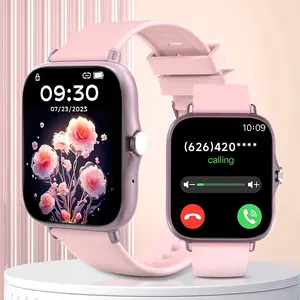 Multifunctional Smartwatch for Men Women, Wireless Call & Answer Function, Pedometer & Fitness Tracker, Steps/Calories Counter, Multiple Sports Modes, Sedentary Reminder & Call SMS Reminder, Multimedia Message Viewing & Weather Forecast