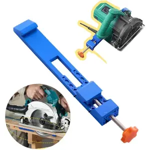 1PCS Adjustable Cutting Machine Base Guide, Electric Circular Saw Milling Positioning Clamp, Precision Wood Cutting Guide,Woodworking Tools Accessories for Precision Cutting and Milling Task
