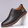 Men's Fashion Gentleman Casual Business Style Shoes, Low Top Slip‑On Design, Classic Versatile Daily Commute Office Shoes