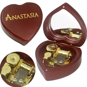 Anastasia Once Upon a December Music Box – Vintage Wind-Up Musical Gift Unisex Decor Decorative Ornaments Steel Stainless