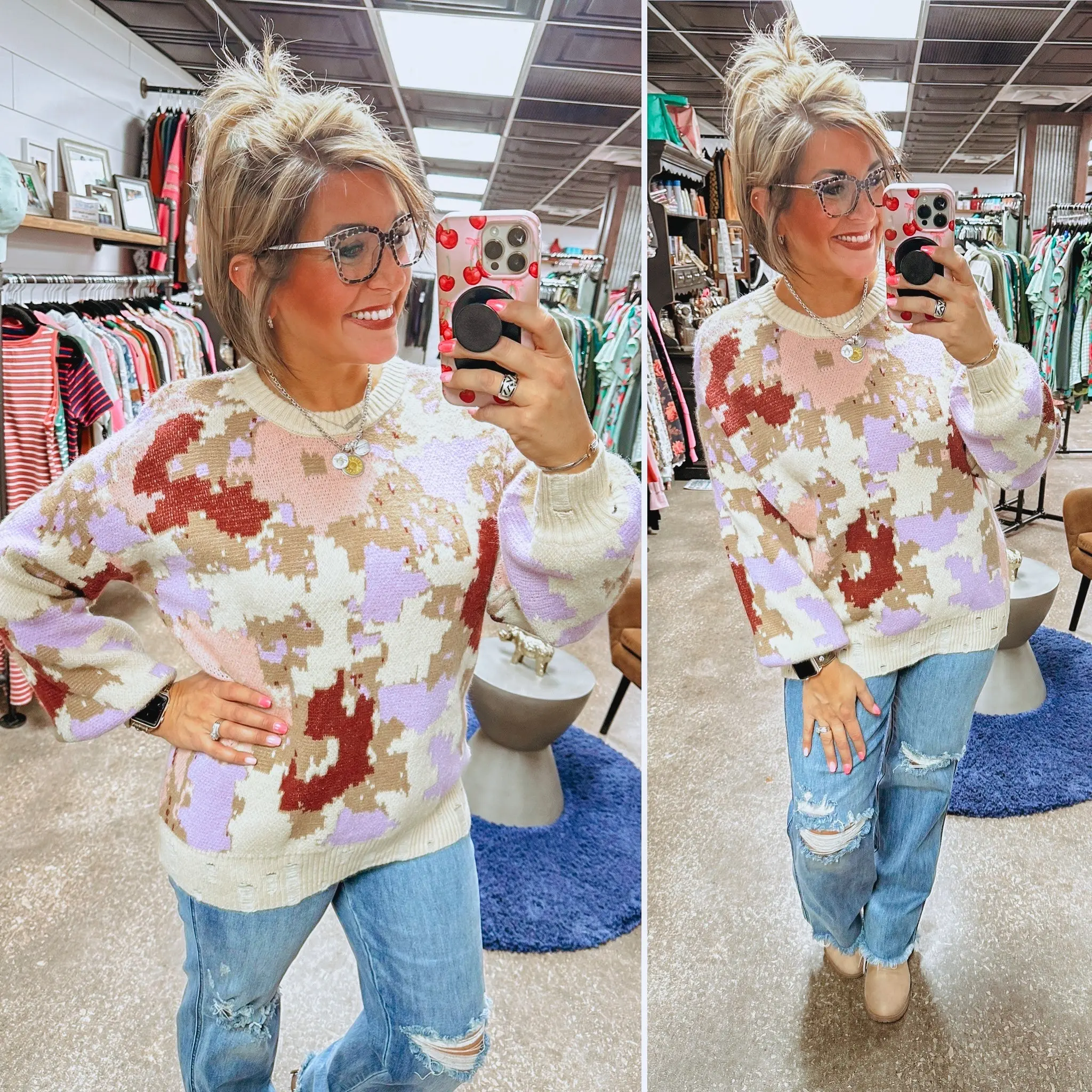 Out of Hiding Camo Sweater Out of Hiding Camo Sweater