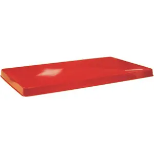 212 MAIN R-600-R Rectangular Tin Gas Burner Cover Set of 2, Red, for Gas Stove Stove Tops, Set Of Two