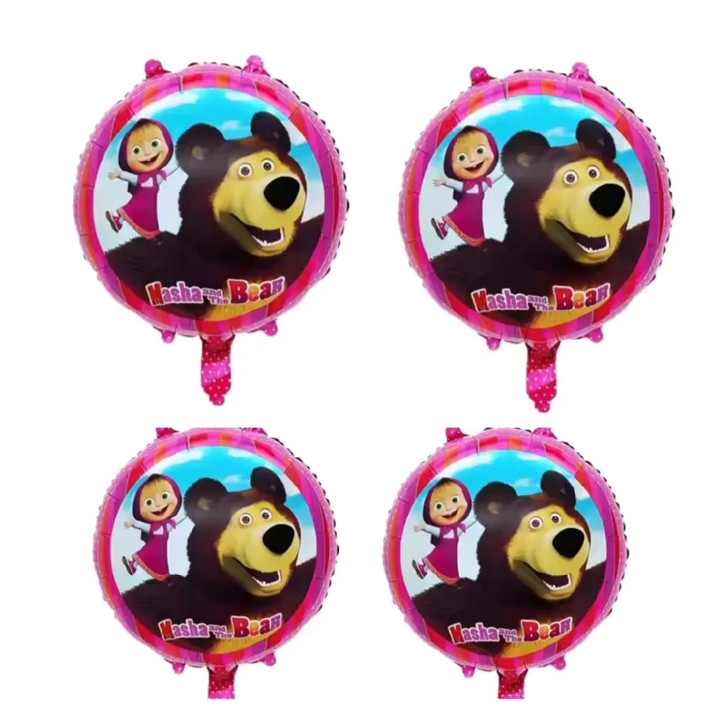 4 18IN MASHA AND THE BEAR BALLOONS 4 18IN MASHA AND THE BEAR BALLOONS
