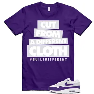 Air Max 1 Field Purple White Black SC T Shirt Match CLOTH, Air Max 1 Field Purple Outfit, Trending Shirts, Top T-Shirt