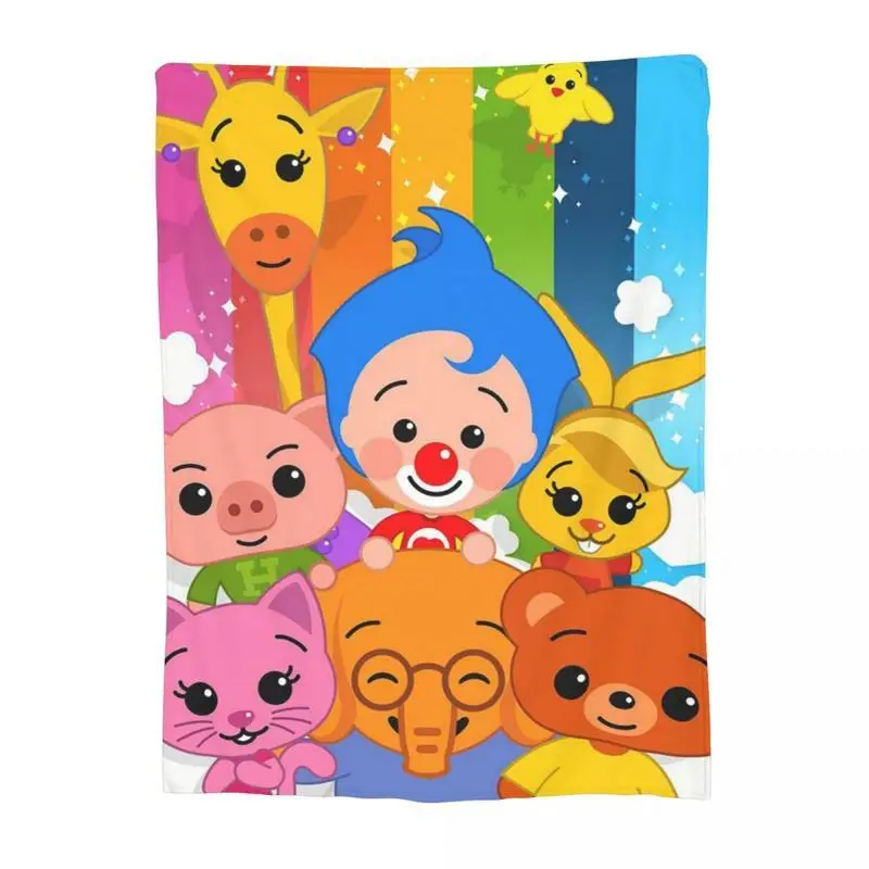 Super Soft Plim Plim Throw Blanket – Premium Lightweight Flannel Fleece for Kids & Adults | Warm, Plush, and Cozy for All Season Use