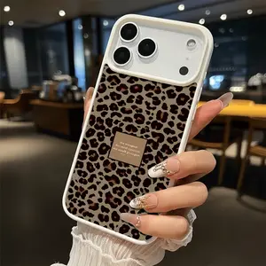 Brown Leopard Chic Magnetic MagSafe Snap Case for iPhone 17/16 Pro Max 15 Pro 14 13 12 Mini 11 XR XS Plus SE Shockproof Slim Protective Cover