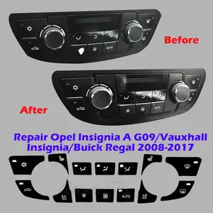 For Opel Insignia Accessories Interior Button Sticker for Insignia A G09 MK1 Climate Air Panel For Buick Regal Replacement parts