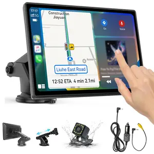 2026 New Wireless Carplay Screen for Car, 7 Inches, Backup Camera, Music/Mirror Link/Navigation for All Cars，Equipped with AUX cable
