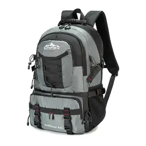 Expandable Large Capacity Men's Backpack - Waterproof Durable Casual Backpack for Hiking, College, and Business Travel, with Shockproof Laptop Compartment and Anti-Theft Pocket