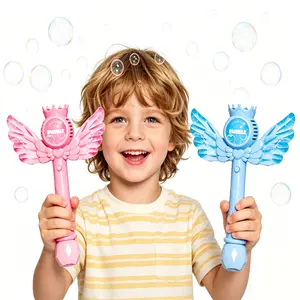Automatic Bubble Wands forGirls,Princess Bubble Machine withRechargable Battery for Kids SummerIndoor Outdoor Toys Easter BirthdayWedding Party Gift