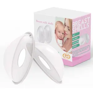 Nipple Shields for Breastfeeding 20MM – BPA Free Soft Silicone Nipple Shield for Nursing Moms, Reusable Nipple Shell Guards for Newborn Baby, Helps with Flat or Inverted Nipples & Latch Difficulties