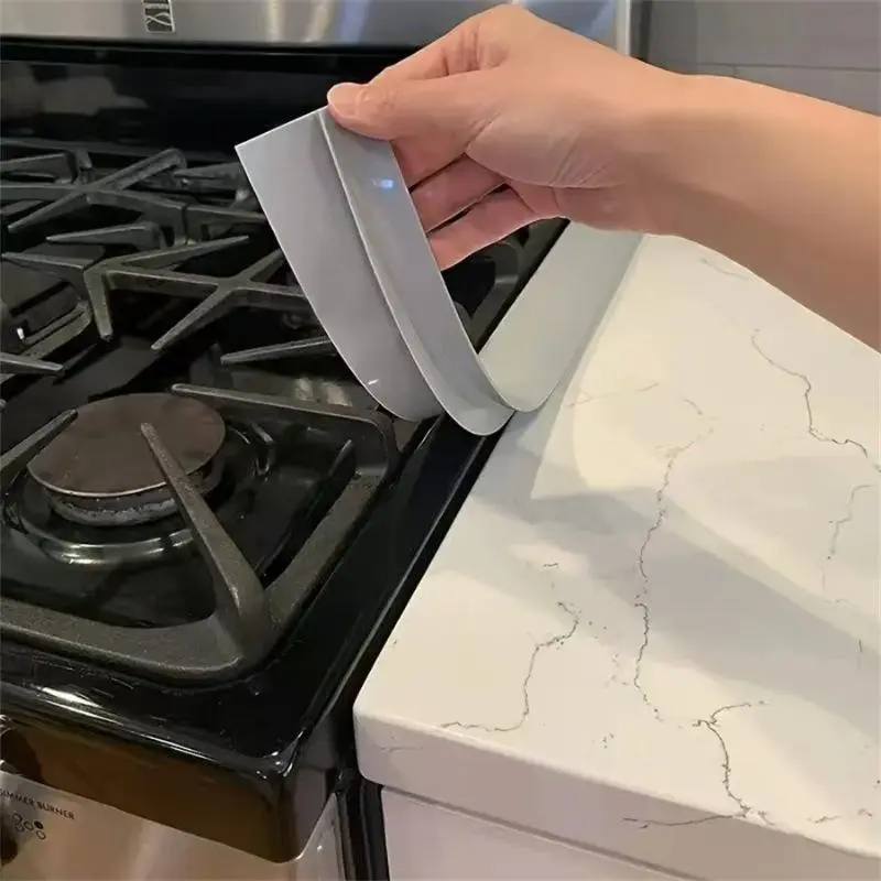 21 Inch Stove Gap Cover T-Shape Silicone Rubber Strip, Kitchen Gas Leak Sealing Pad, Heat Resistant Oil Dust Water Seal