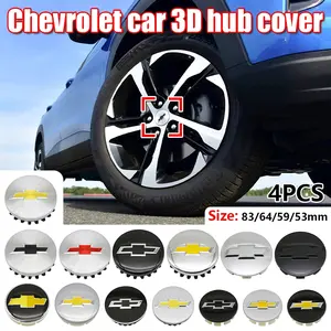 Chevrolet Wheel HUB Cap Decal Sticker, Personalized Tire Mark Decoration Accessory, Creative Rim Cover Modification Part, Dustproof Cap, Car Accessories, Automobile Decals