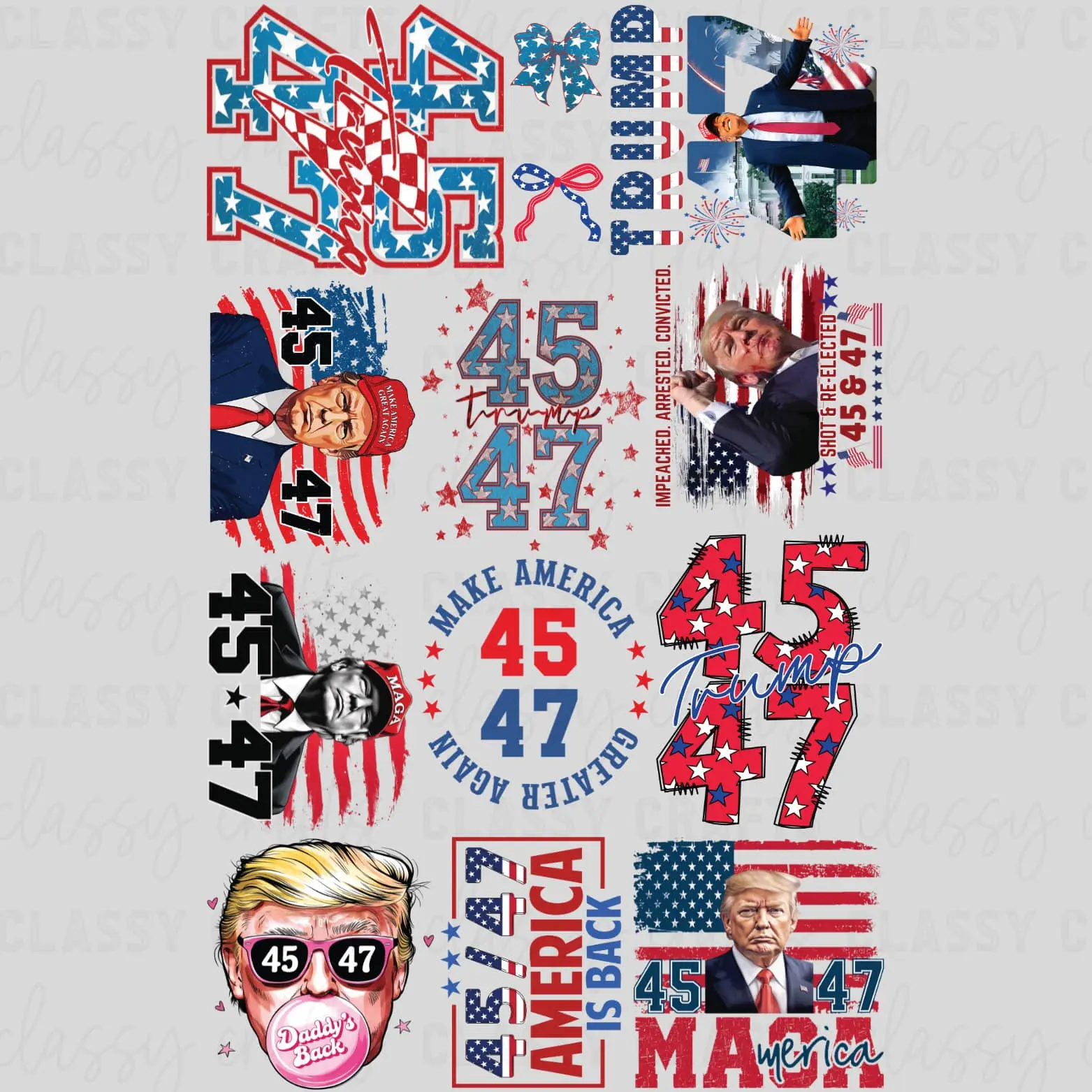 45-47  - 30x48 - PREMADE GANG SHEET