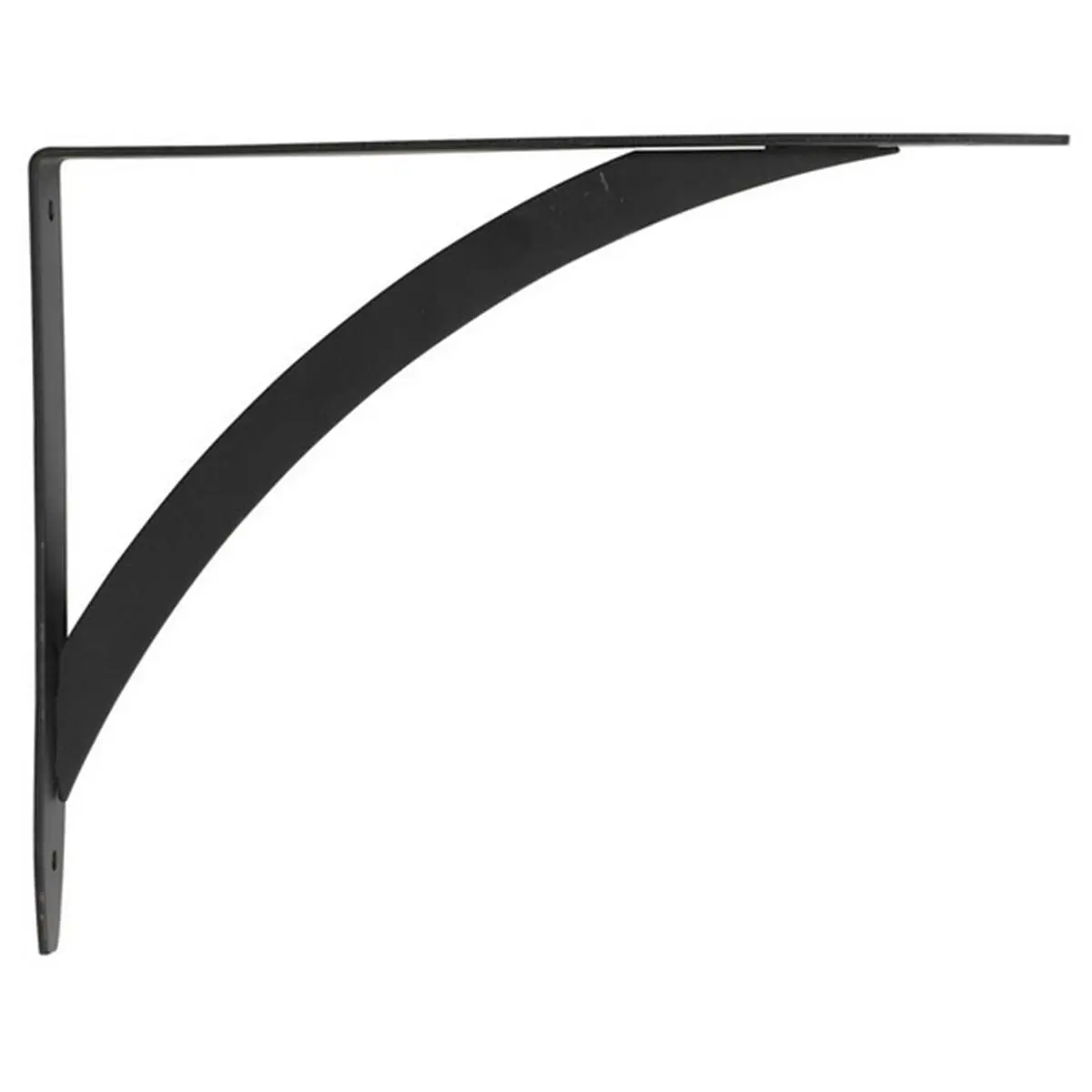 212 MAIN John Sterling RP-0053-10BK 10 in. Steel Shelf Bracket - Pack of 10, Elegant Wall Mount, Powder-Coat Shelf Mount