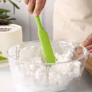 1pc, Silicone Jar Spatula, Non-Stick Icing Spatula, Food Grade Silicone, Heat Resistant, Baking Tools, Kitchen Gadgets, Kitchen Accessories, Pastry Decorating Tools