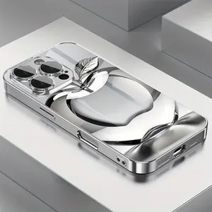 Stylish High-Definition Glass Phone Case with an  Pattern for Various Iphone Models Including 17 Promax/16/15/14/13/12/11  And Earlier Versions, Featuring Lens Protection Film.