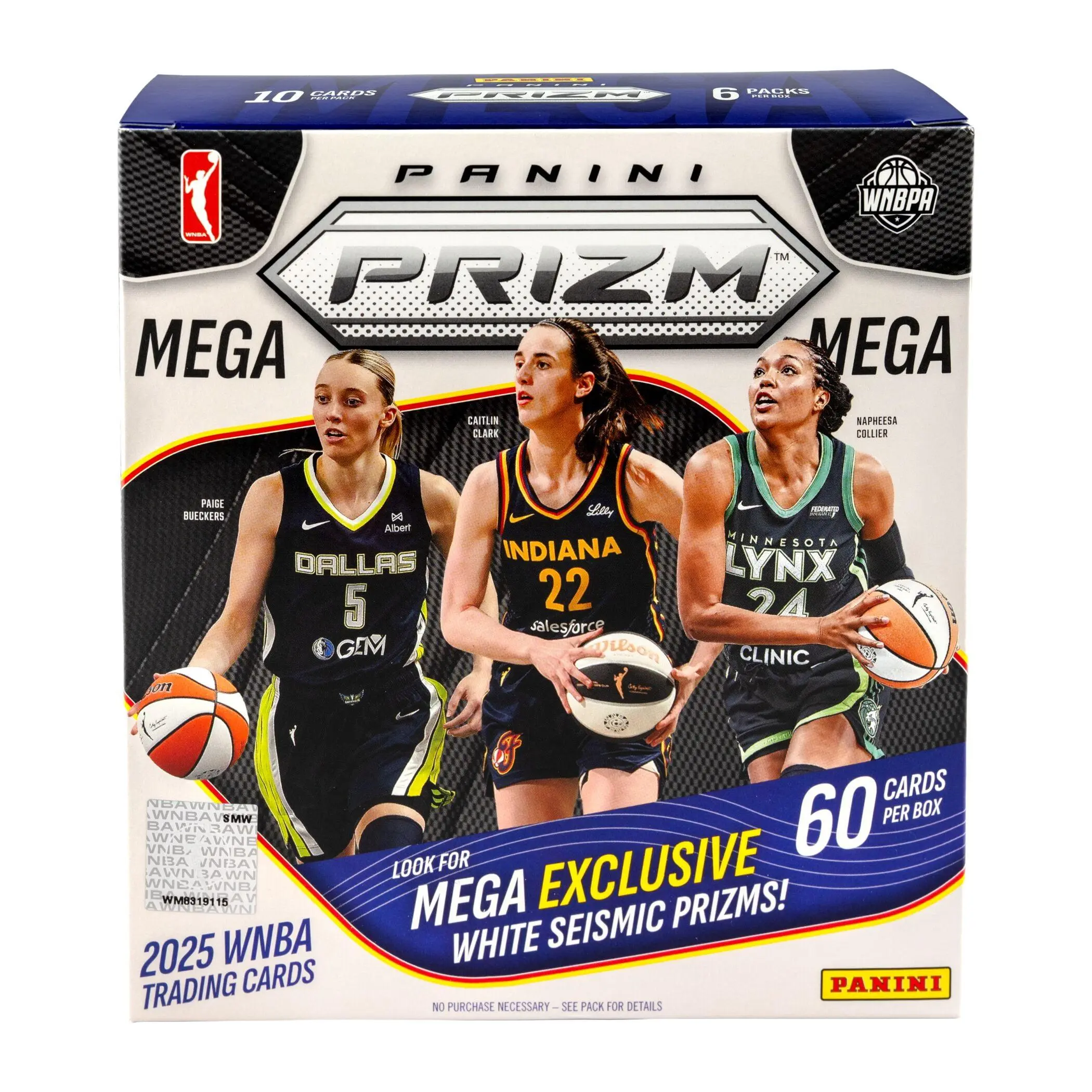 2025 Panini Prizm WNBA Basketball Mega Box