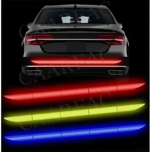 3-Pack Reflective Car Stickers - Anti-Collision Safety Tape for Trunk & Vehicle Exterior