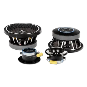 Nemesis Audio NA-6.5HPK 6.5" Midrange Speakers & Pro Tweeters Bundle