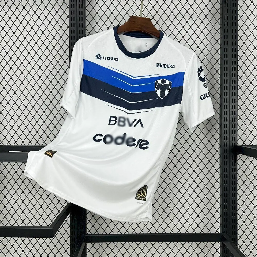 Men's Monterrey25/26 Away Jersey - White Soccer Jersey, Football Fan Gift