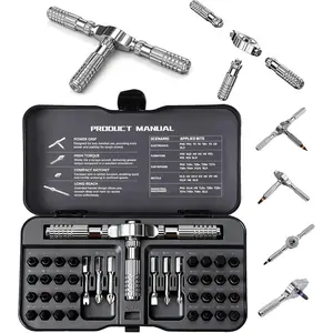 2025 Christmas  40-in-1 Ratchet  Set, Portable DIY   Set for ,  Equipment  Repairs