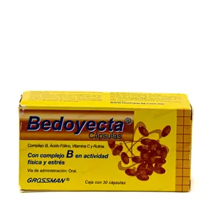 Bedoyecta Cápsulas – 30 cápsulas Dietary Vitamin Supplement Bedoyecta Cápsulas – 30 cápsulas Dietary Vitamin Supplement