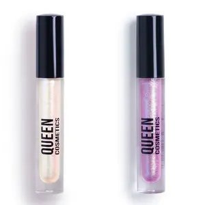 Astral Projection and Moon Stone High-shine Diamond Shimmer Lipgloss Duo Makeup Glossy Cosmetic Glitter