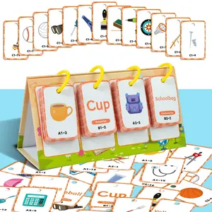 Daily Cognitive Vocabulary Flashcards, Cvc Word Builder Game, Visual Word Game for Classroom, Preschool Phonics Learning, Special Education Toy