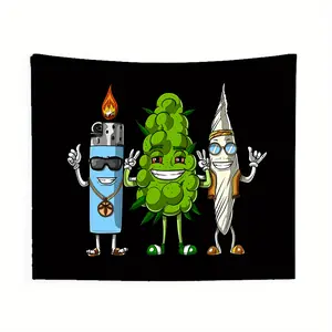 Tapestry Cute Cartoon Portraits In Tapestries, Available In Various Sizes