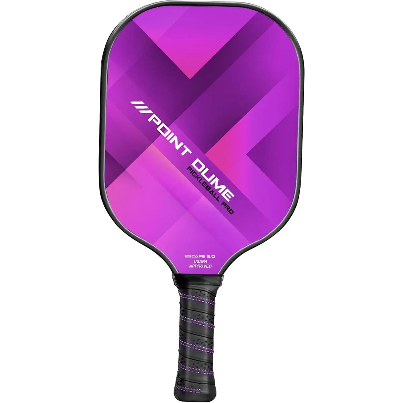 Pickleball Purple Single Paddle Carbon Fiber Pickleball Paddle Premium Pickleball Paddle pickleball gear