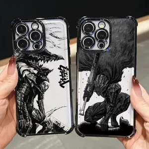 Berserk Guts Hot Anime Phone Case for iPhone 17 Air 16 15 14 13 12 11 Pro Max Plus Samsung Galaxy S25 S24 S23 S22  Ultra Plus