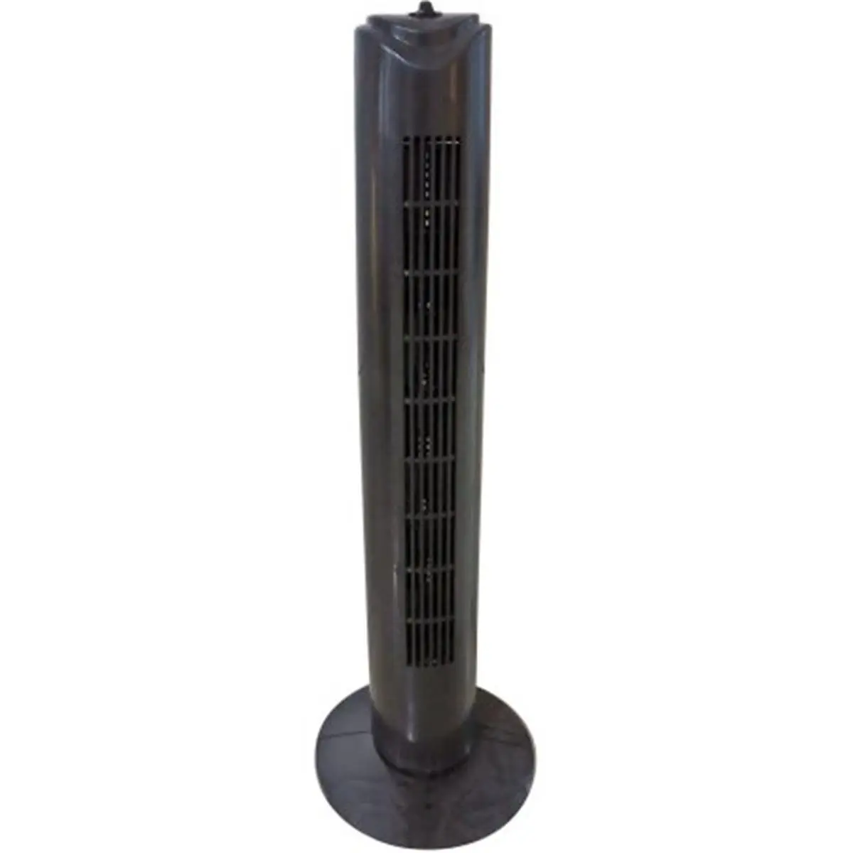 212 MAIN 32 in. Tall Black Housing Tower Fan - Silent 3-Speed, Oscillating, Floor-Mounted Household Appliance with 4-Position Push Button Switch, 10 lbs, for Household Items