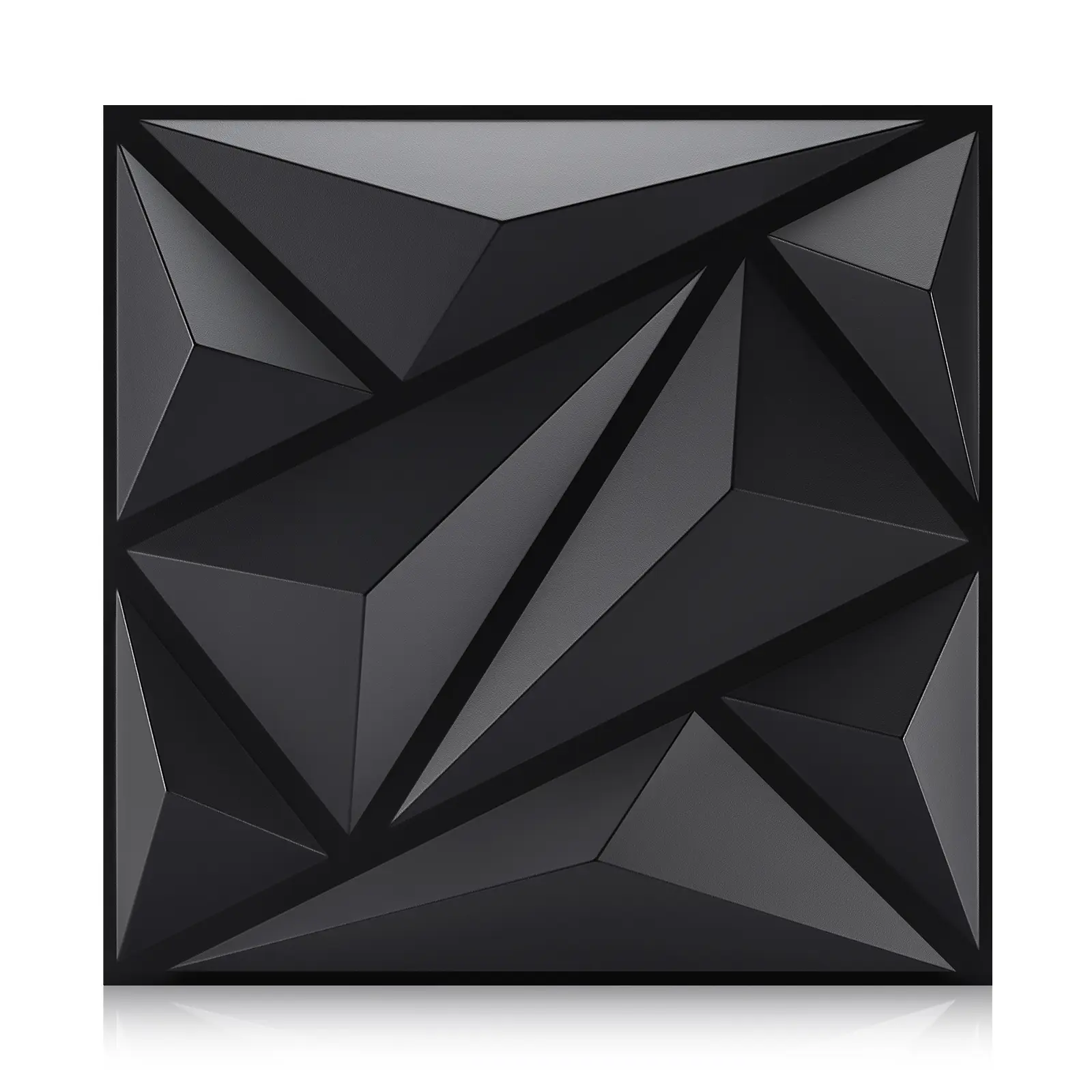 12/20/30pcs 3D Diamond Modern Diy Decorative Wall Panels, Peel And Stick Adhesive Wall Panels For Walls, PVC Material, Indoor Wall Decoration, Christmas Festival Decor, 11.8x11.8 Inches (with Tape)