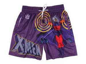 Anime Gym Shorts  Men's Basketball Shorts Sport Knee Pants with Pockets Athletic Sweat Walking Summer Shorts