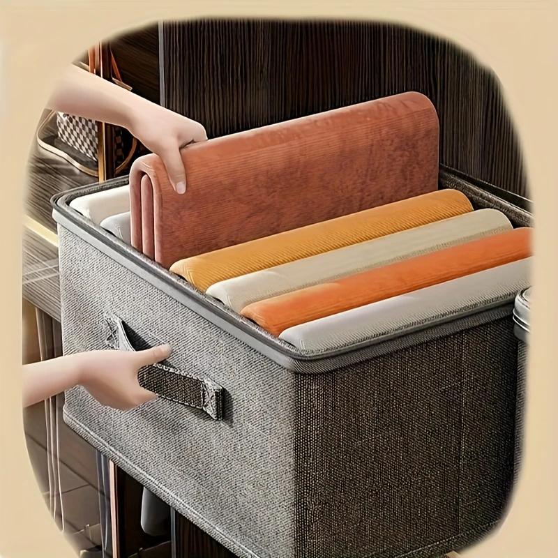 4-pack, extra-large foldable cation storage boxes, waterproof storage, sheet organizer, foldable storage and organizing boxes, suitable for wardrobes, bedrooms, kitchens, books, multifunctional storage and organizing boxes