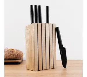 BergHOFF Ron 6-Piece Black Knife Block Set