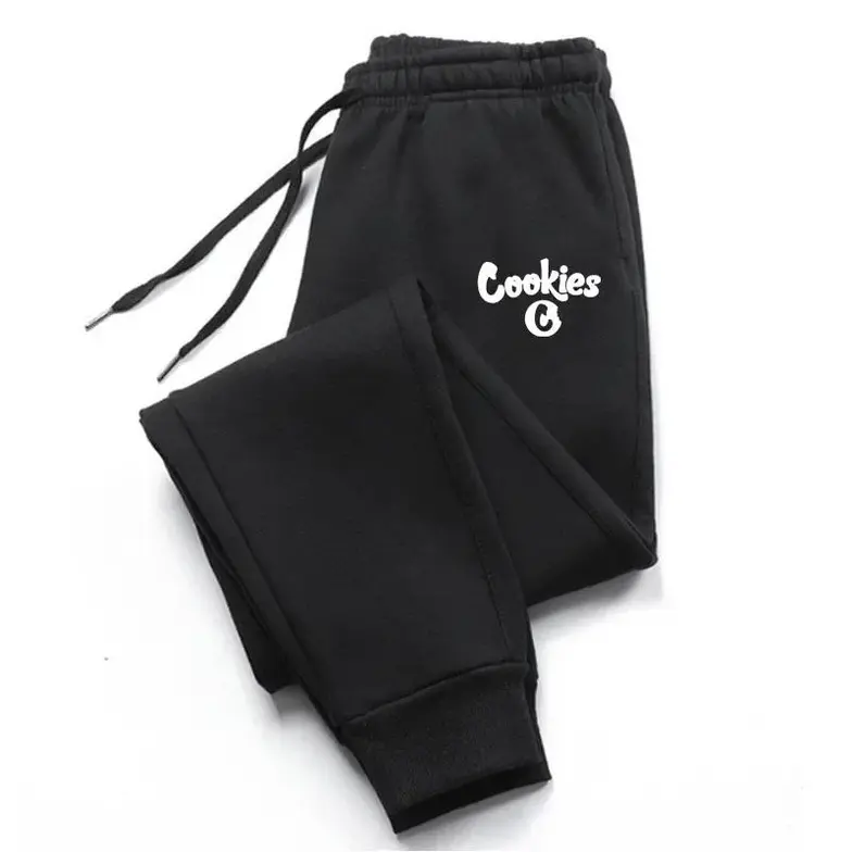 Trendy COOKIES Sweatpants | Fitness, Gym, Running Sweatpants | Vintage Sport Sweatpants | Funny Graphic Sweatpants | Holiday Apparel