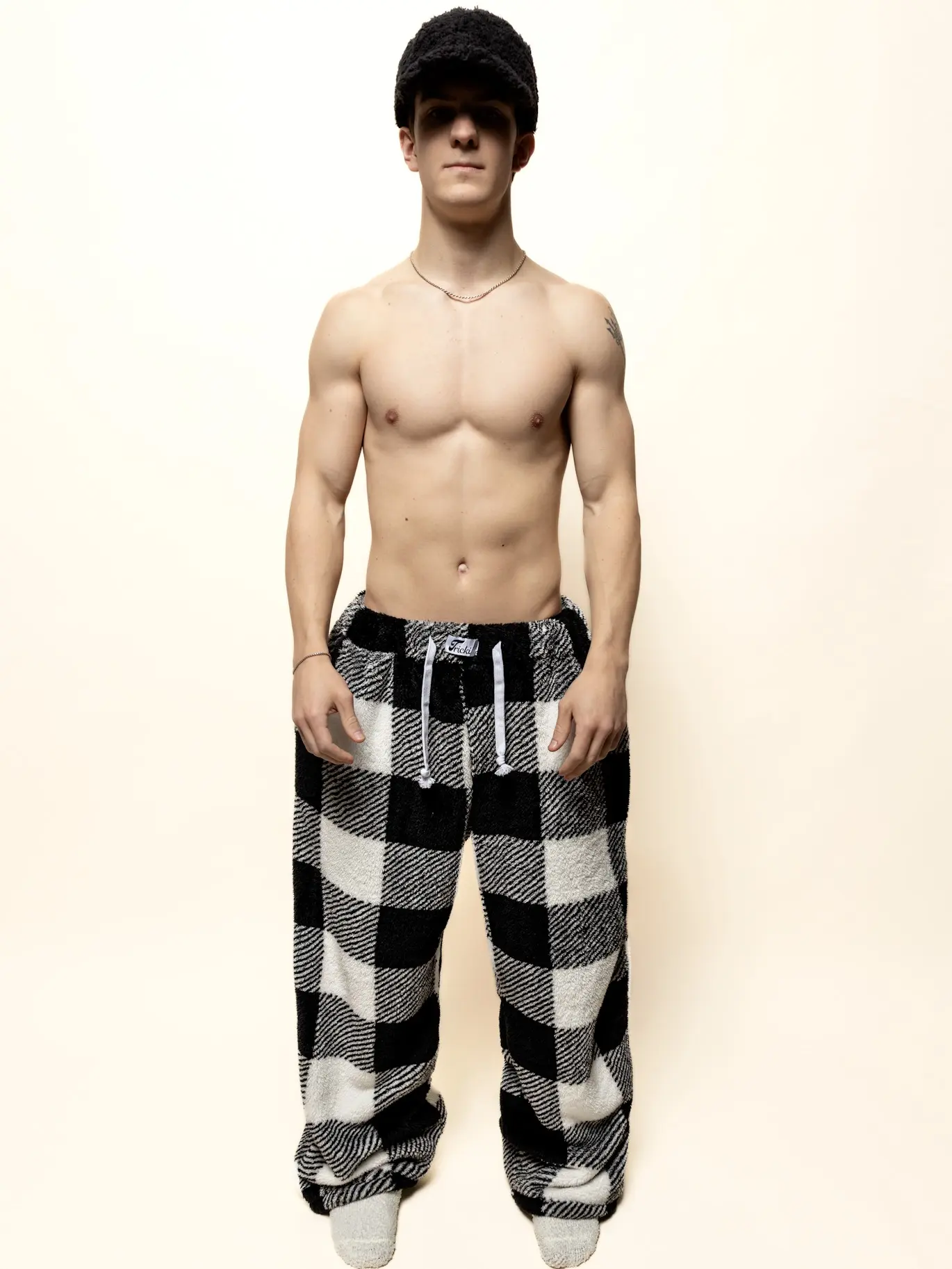 tricki | Oversized Fur Pajama Pants - Baggy, Fluffy, Double-Sided