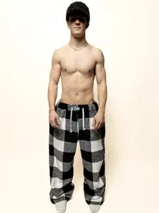 tricki | Oversized Fur Pajama Pants - Baggy, Fluffy, Double-Sided, Fuzzy, Teddy, Cozy, Unisex