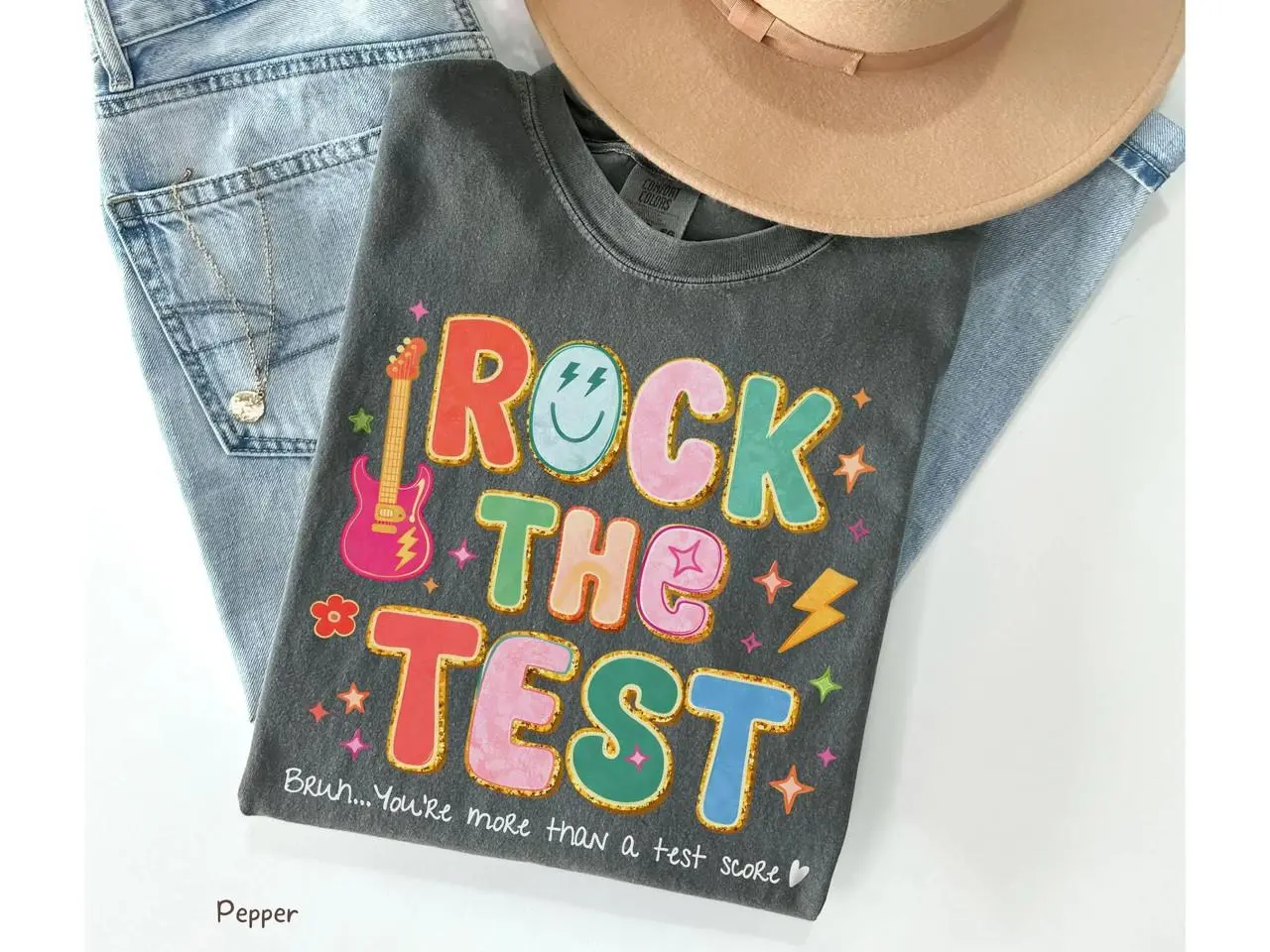 Rock the Test Day Teacher Shirt, State Testing Tee, Testing Coordinator Tshirt, School Testing Week T-shirt, You're More Than a Test Score